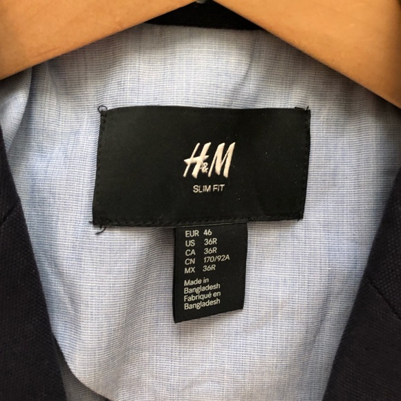 H&M Suits & Blazers Hm Slim Fit Matching Pants And Jacket Suit Poshmark